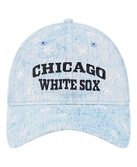 New Era Women's Light Blue Chicago White Sox Daisy All Over 9TWENTY Adjustable Hat