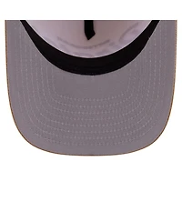 New Era Men's Cream Pittsburgh Pirates Herringbone 9FIFTY A-Frame Snapback Hat