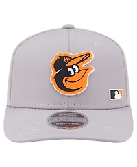 New Era Men's Gray Baltimore Orioles Laser Perforated 9SEVENTY Adjustable Hat