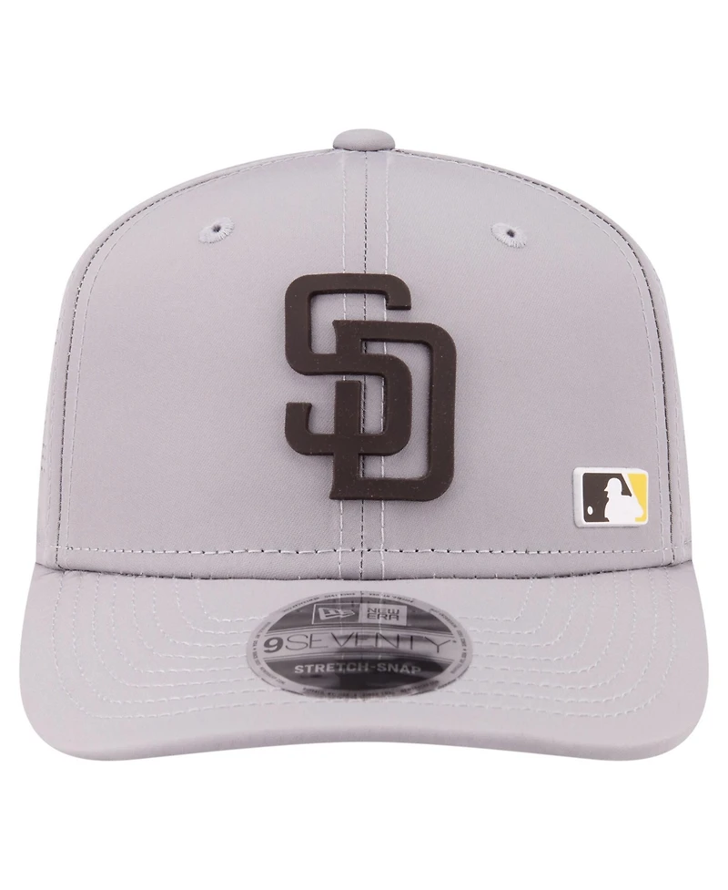 New Era Men's Gray San Diego Padres Laser Perforated 9SEVENTY Adjustable Hat