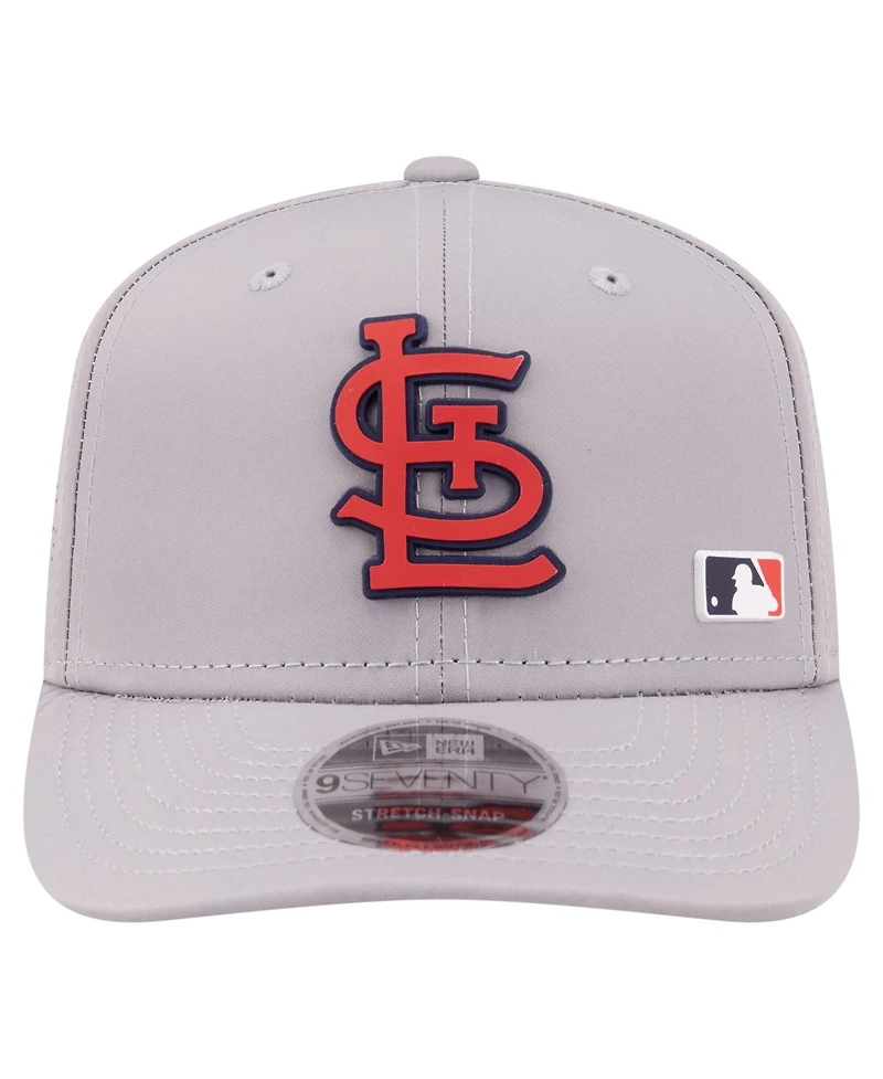 New Era Men's Gray St. Louis Cardinals Laser Perforated 9SEVENTY Adjustable Hat