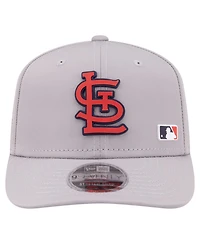 New Era Men's Gray St. Louis Cardinals Laser Perforated 9SEVENTY Adjustable Hat