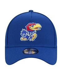 New Era Big Boys and Girls Royal Kansas Jayhawks 9FORTY A-Frame Adjustable Hat