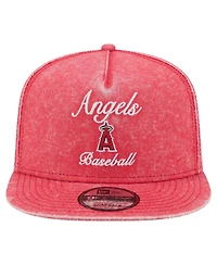 New Era Men's Red Los Angeles Angels City Slogan A-Frame 9FIFTY Snapback Hat