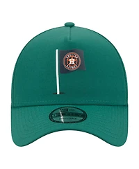 New Era Men's Green Houston Astros Pin Seeker 9FORTY A-Frame Adjustable Hat