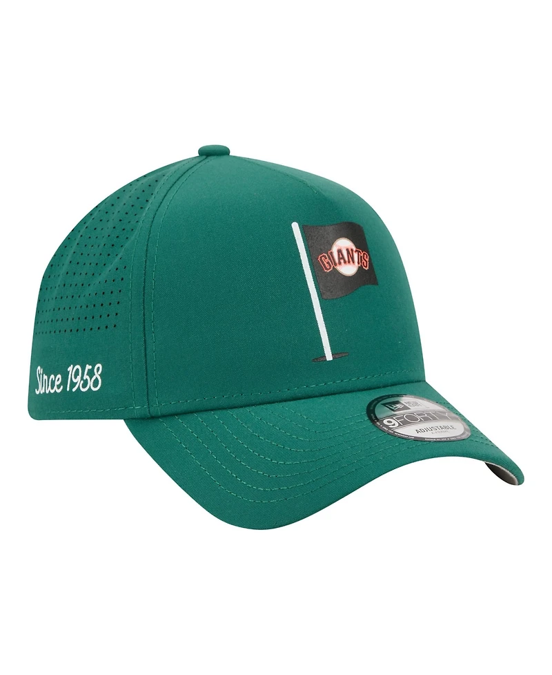 New Era Men's Green San Francisco Giants Pin Seeker 9FORTY A-Frame Adjustable Hat