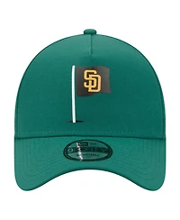 New Era Men's Green San Diego Padres Pin Seeker 9FORTY A-Frame Adjustable Hat