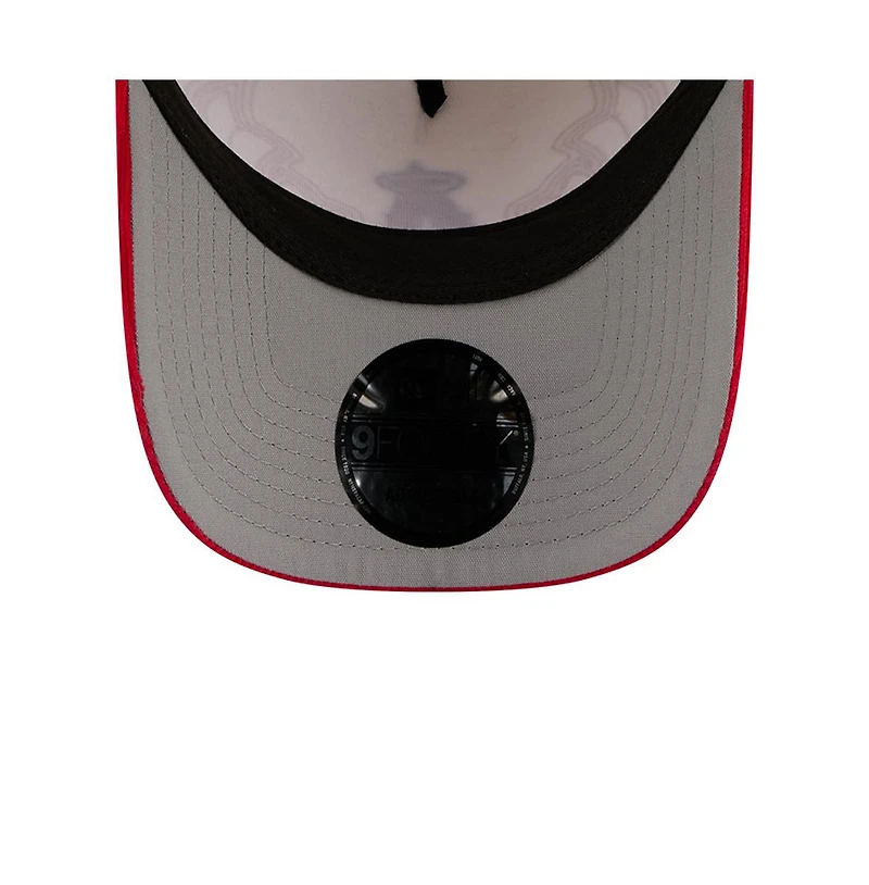 New Era Men's Stone Los Angeles Angels Western Stitch 9FORTY A-Frame Adjustable Hat
