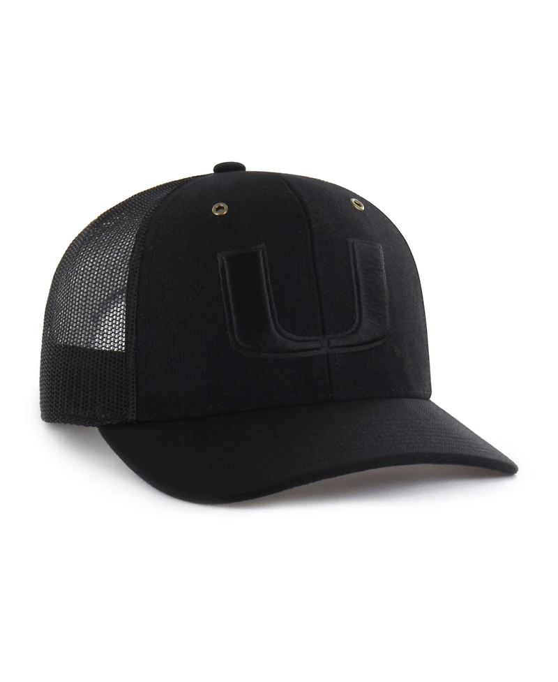 Carhartt X '47 Men's Black Miami Hurricanes Trucker Adjustable Hat