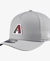 New Era Men's Gray Arizona Diamondbacks Micro Logo 9FORTY M-Crown A-Frame Adjustable Hat