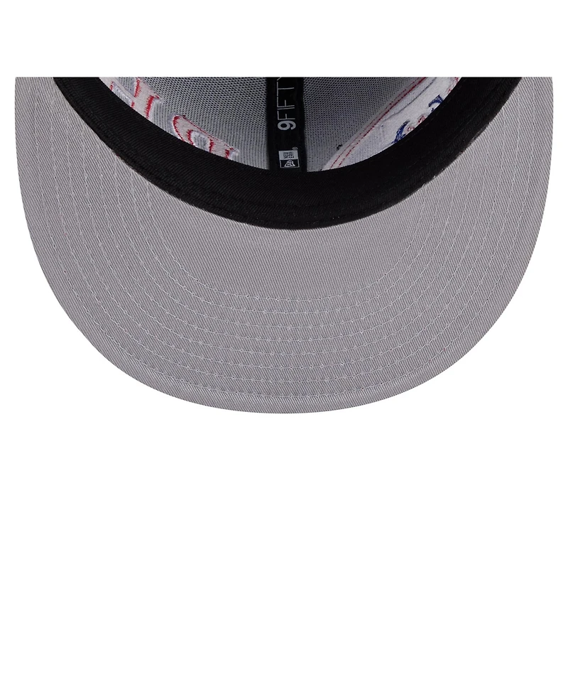 New Era Men's Royal, Red Philadelphia Phillies Stretched Two-Tone 9FIFTY Adjustable Hat
