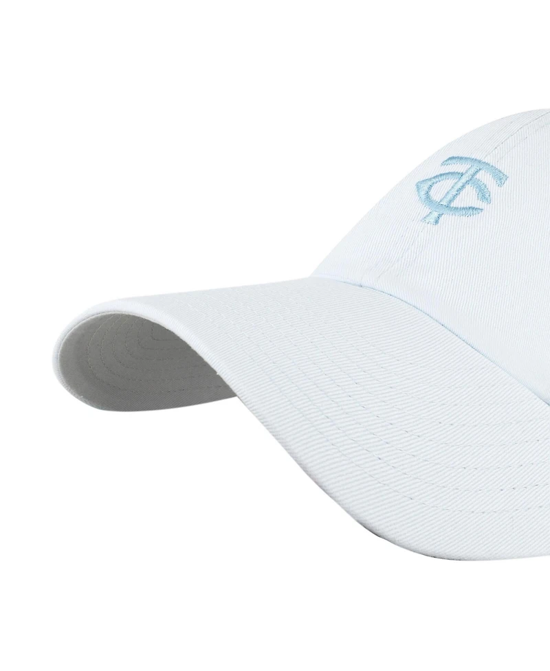 '47 Brand Men's and Women's Light Blue Minnesota Twins Pastel Clean Up Adjustable Hat