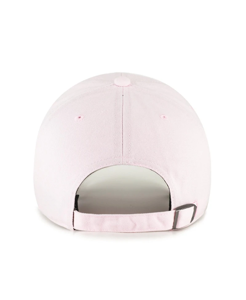 '47 Brand Men's and Women's Light Pink New York Mets Pastel Clean Up Adjustable Hat
