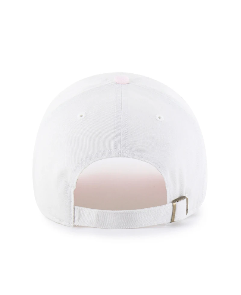 '47 Brand Women's White, Pink San Francisco Giants Gelato Two-Tone Clean Up Adjustable Hat