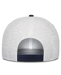 Jordan Men's and Women's White, Navy Michigan Wolverines Primetime Rise Adjustable Hat