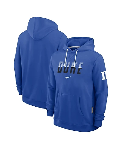 Nike Men's Royal Duke Blue Devils 2026 Sideline Standard Issue Dri-fit Hoodie