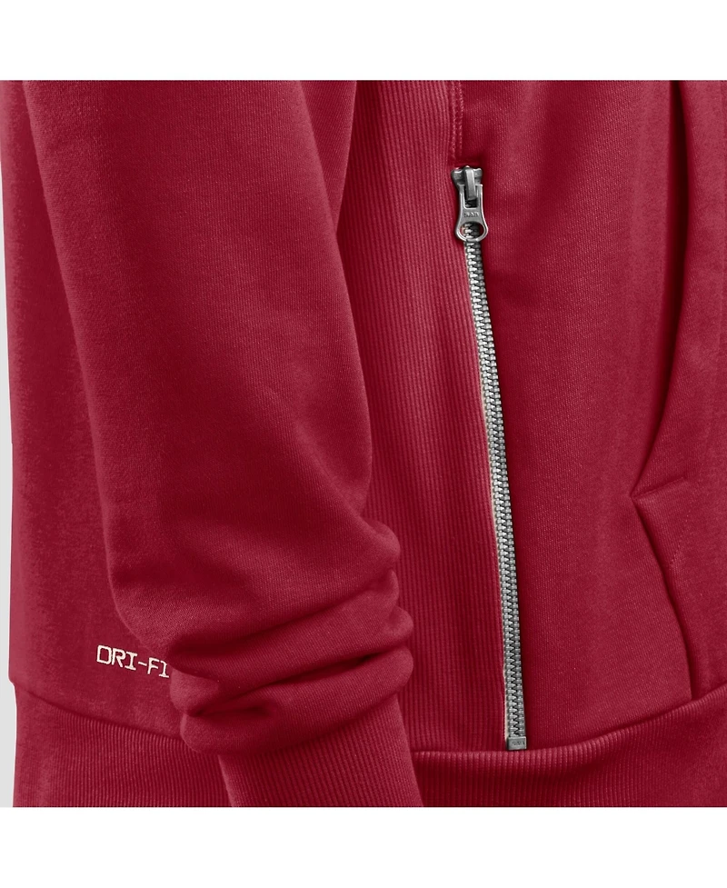 Nike Men's Crimson Alabama Tide 2026 Sideline Standard Issue Dri-fit Full-Zip Hoodie