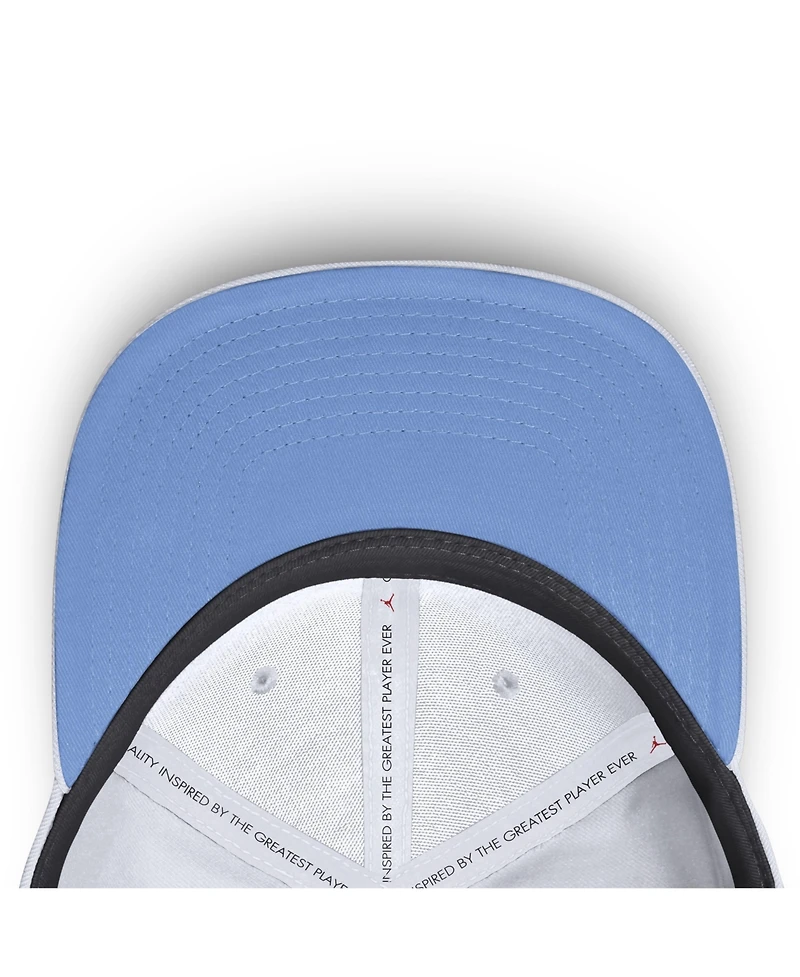 Jordan Men's White North Carolina Tar Heels Game Day Rise Swooshflex Hat