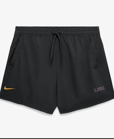 Nike Men's Black Lsu Tigers Primary Logo Form Shorts