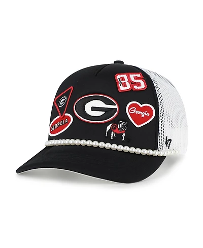 '47 Brand Men's Black, White Georgia Bulldogs Rally On Hitch Adjustable Hat