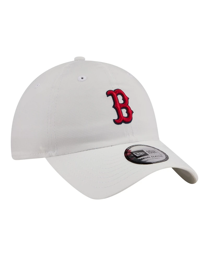 New Era Men's White Boston Red Sox Ripstop Casual Classic Adjustable Hat