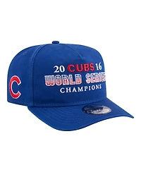 New Era Men's Royal Chicago Cubs 2016 World Series Champions Historic 9FIFTY A-Frame Snapback Hat