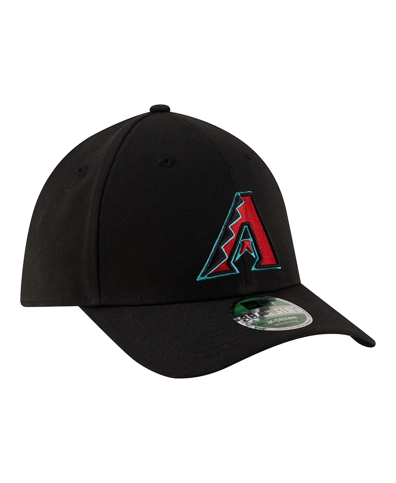 New Era Men's Black Arizona Diamondbacks Alternate Player Replica 39THIRTY M-Crown Flex Hat