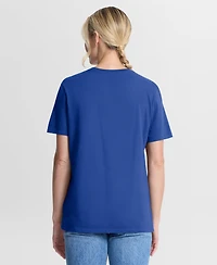Nike Women's Royal Duke Blue Devils Script Mantra Logo T-Shirt