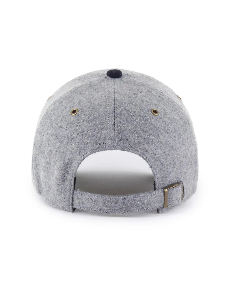 '47 Brand Men's Gray, Navy Tampa Bay Rays Golden Age Wool Clean Up Adjustable Hat