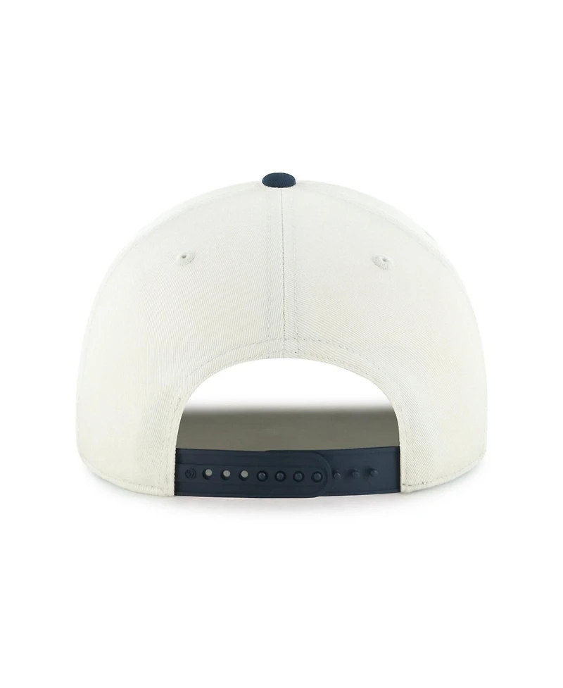 '47 Brand Men's Natural, Navy Boston Red Sox Frame Out Hitch Adjustable Hat