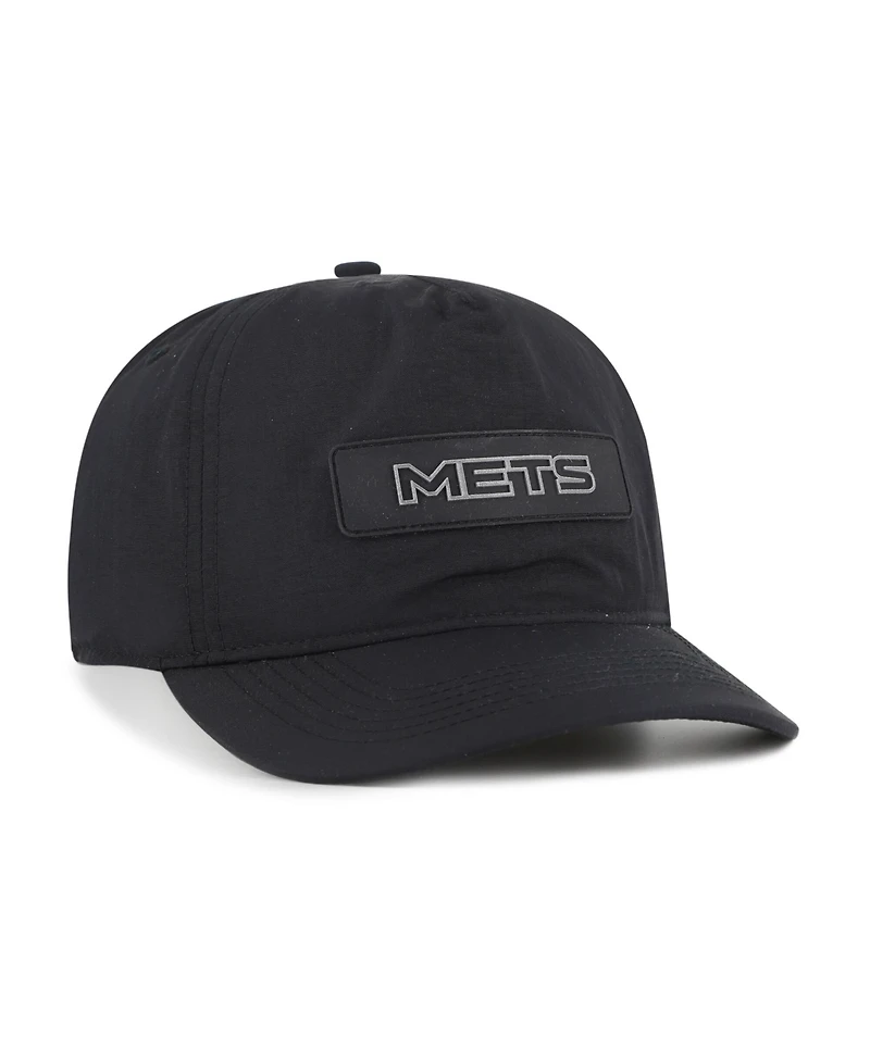 '47 Brand Men's Black New York Mets Quiet Outdoors Hitch Adjustable Hat