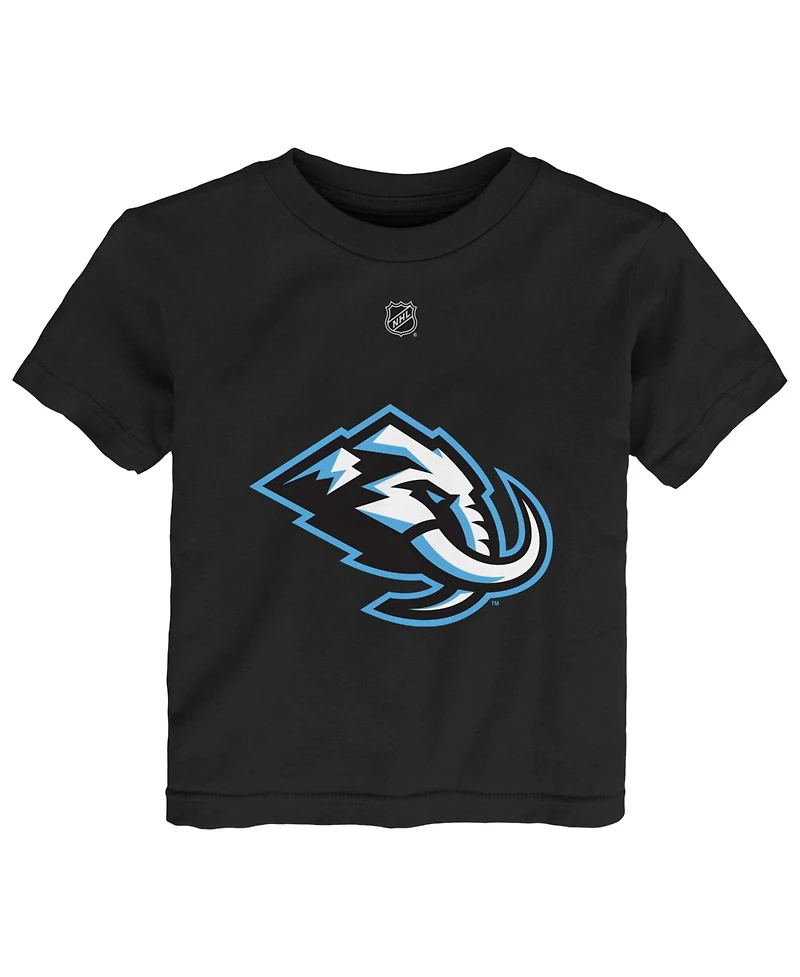 Outerstuff Baby Boys and Girls Black Utah Mammoth Primary Logo T-Shirt