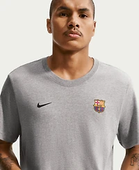 Nike Men's Gray Barcelona Crest Essential T-Shirt