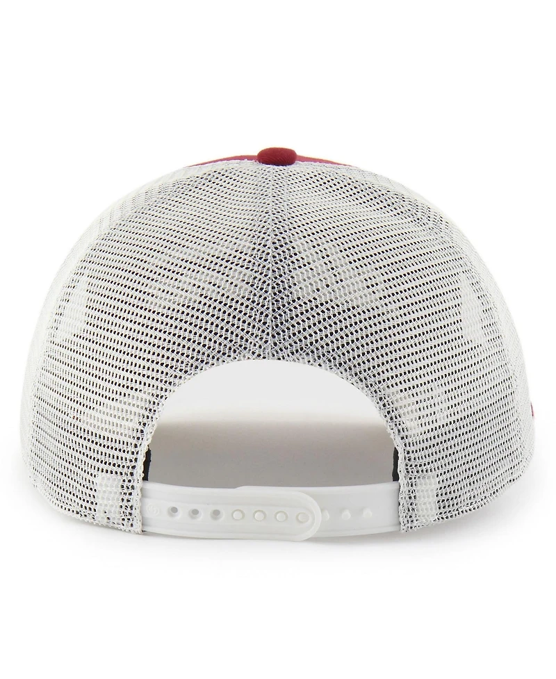 '47 Brand Men's and Women's Cardinal Arkansas Razorbacks Contemporary Basics Foundation Trucker Hitch Adjustable Hat