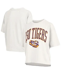 Pressbox Women's White Lsu Tigers Nelson T-Shirt