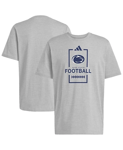 Adidas Men's Gray Penn State Nittany Lions Football Cotton T-Shirt