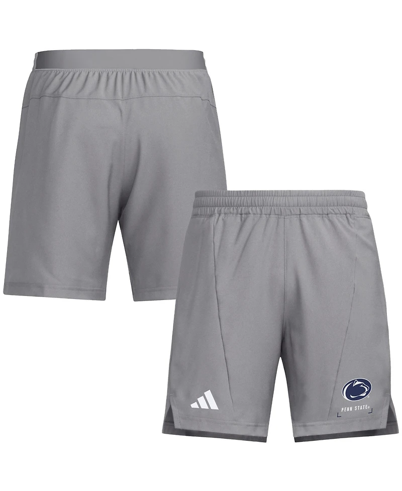 Adidas Men's Gray Penn State Nittany Lions D4T Shorts