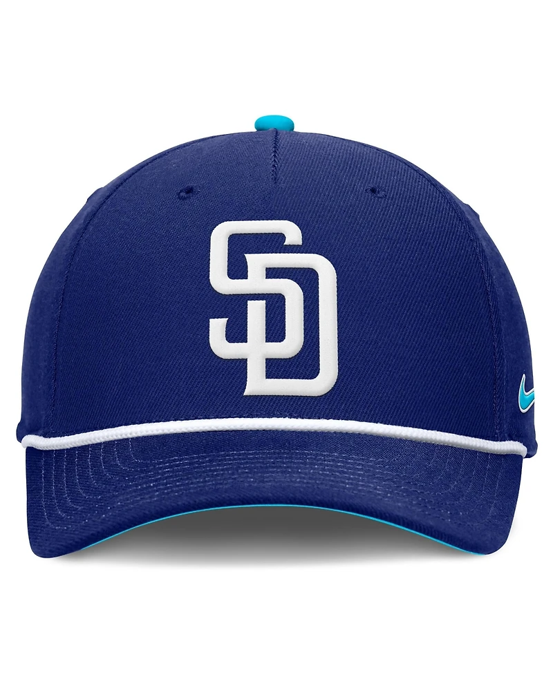 Nike Men's Royal San Diego Padres Rise Adjustable Hat