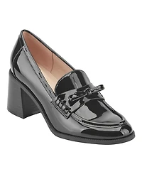 Bandolino Women's Kaynei Bow Block Heel Loafer Pumps