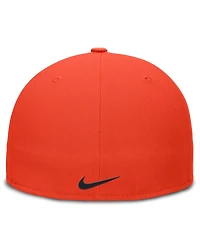 Nike Men's Orange Detroit Tigers Wordmark Dri-fit Round Bill True Fitted Hat