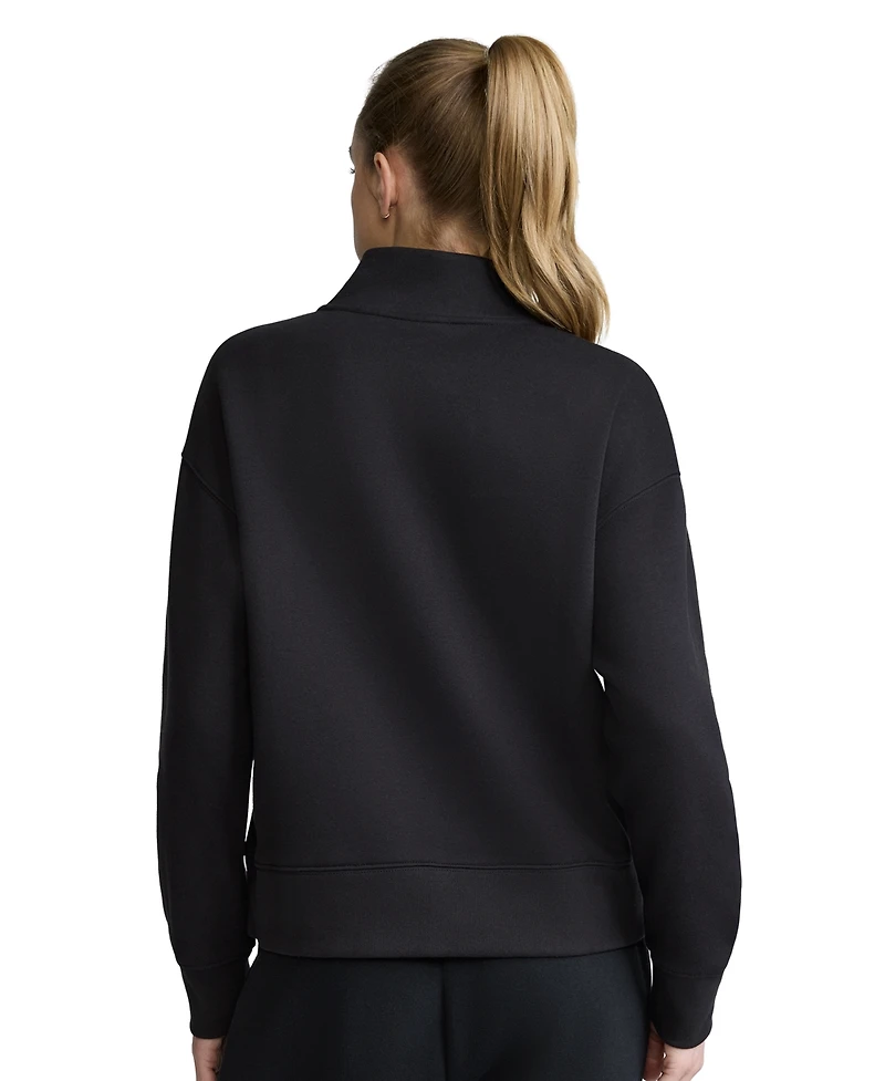 Champion Women's Fleece Mock Neck Quarter-Zip Sweatshirt
