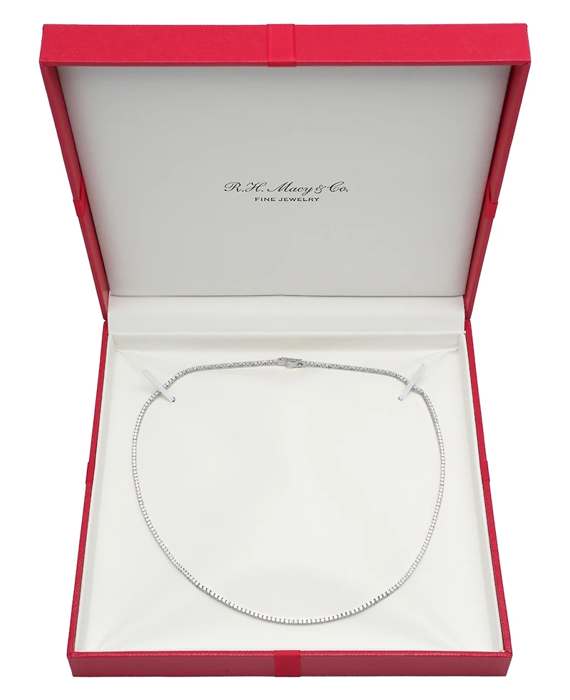 Macy's Diamond (2 ct. t.w.) Necklace 14k Yellow Gold (Also Available White Gold)