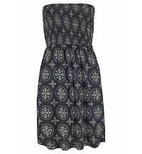 Lascana Women's Patterned Bandeau Dress