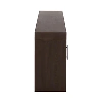 Augusta Home Senir 2 Cabinet Oak Tv Stand and Fireplace