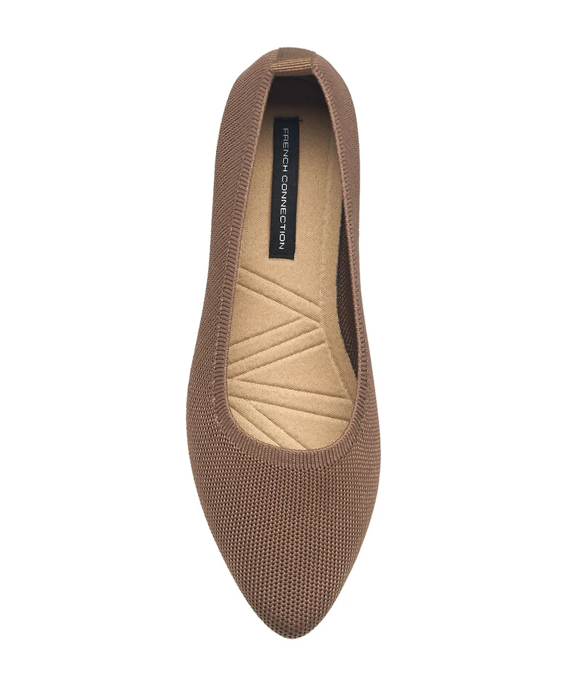 French Connection Women's Caputo Round Toe Ballet Flats