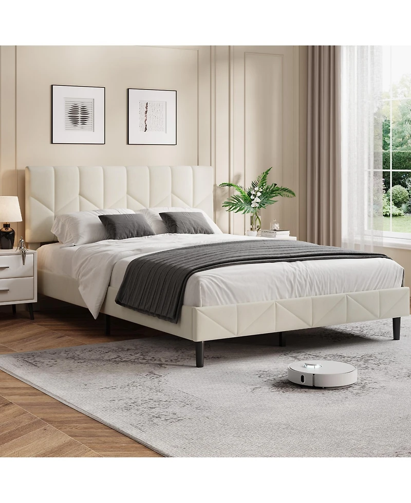 Queen Upholstered Bed