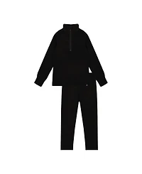 Deux par Little and Big Unisex (6-14) Two Piece Thermal Underwear