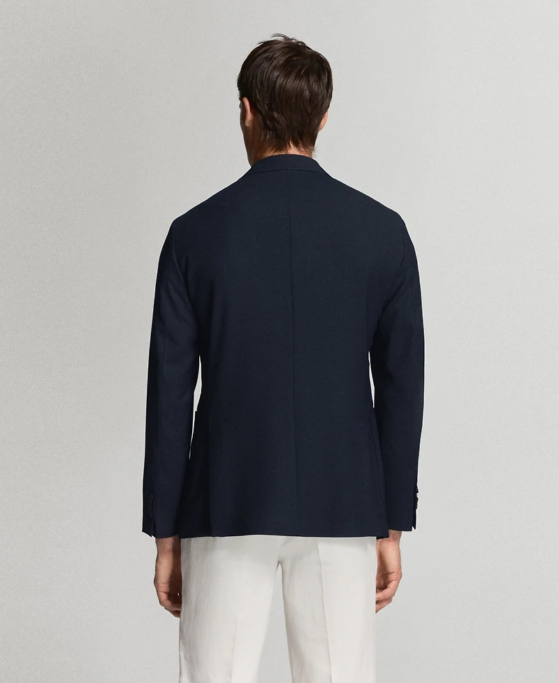 Mango Men's Pockets Slim-Fit Blazer