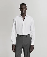 Mango Men's Cotton Slim-Fit Dress Shirt