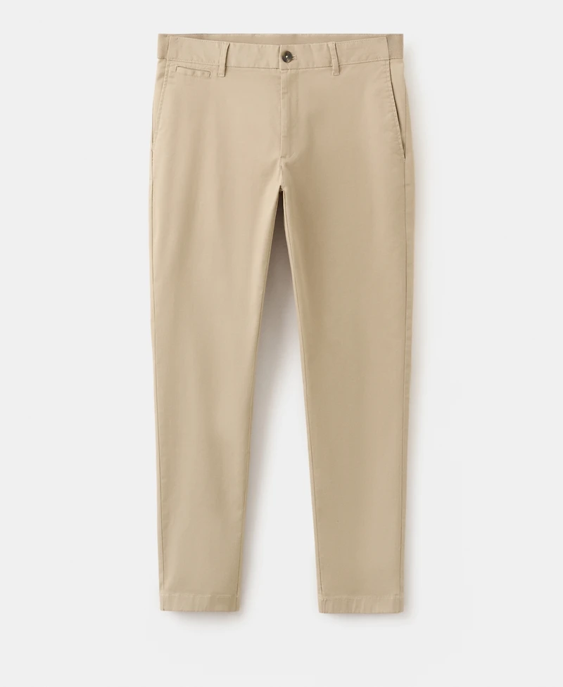Mango Men's Prato Cropped Tapered Chino Pants
